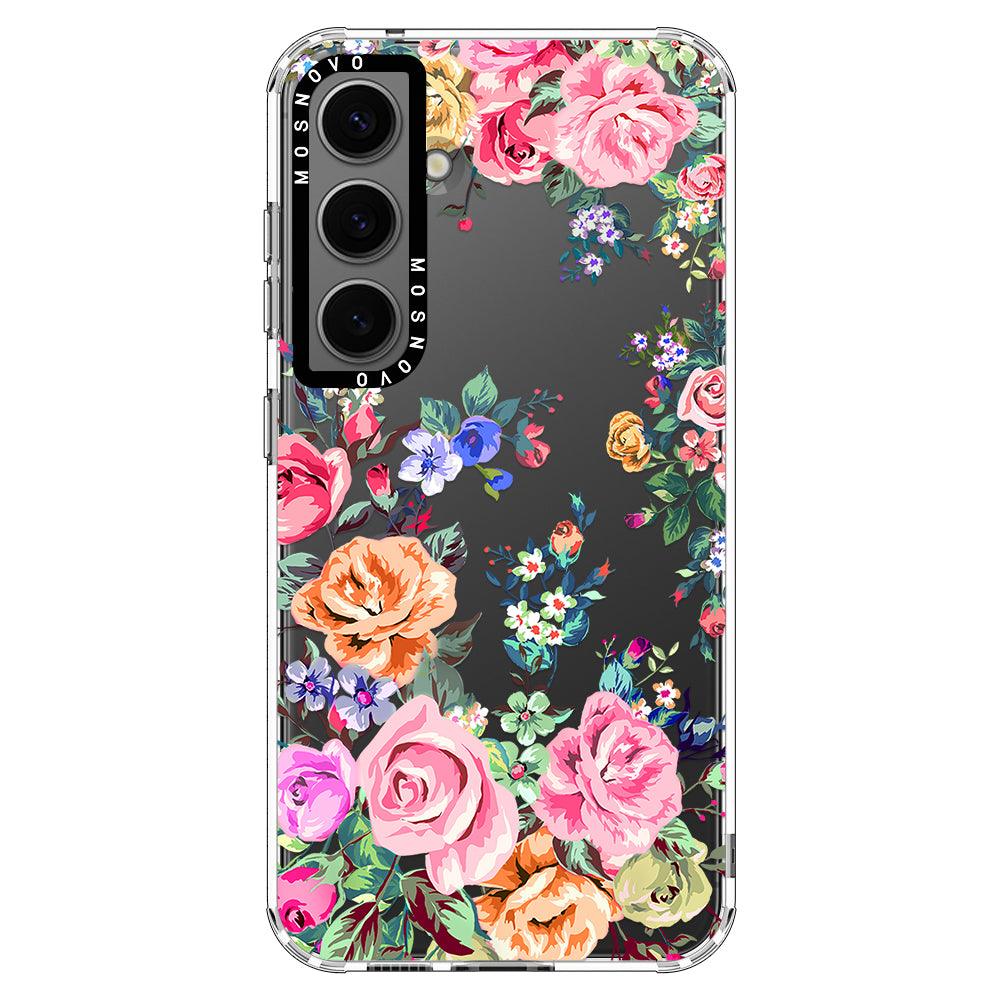 Rose Garden Phone Case - Samsung Galaxy S24 Plus Case - MOSNOVO