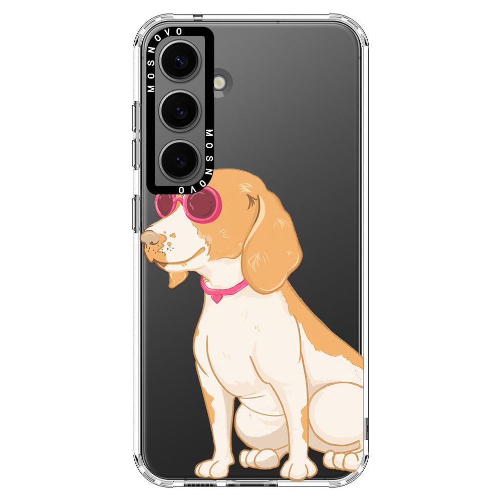 Cute Beagle Phone Case - Samsung Galaxy S24 Case - MOSNOVO