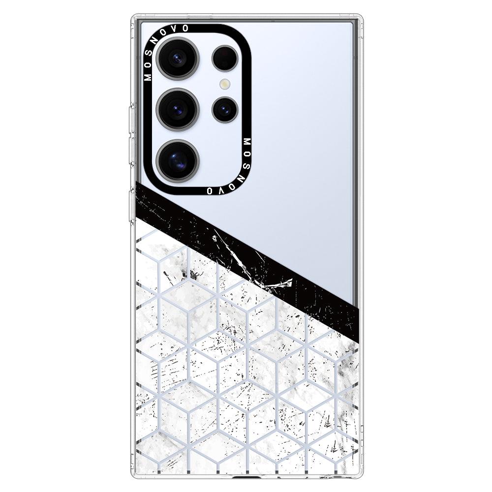 Marble Block Art Phone Case - Samsung Galaxy S24 Ultra Case - MOSNOVO