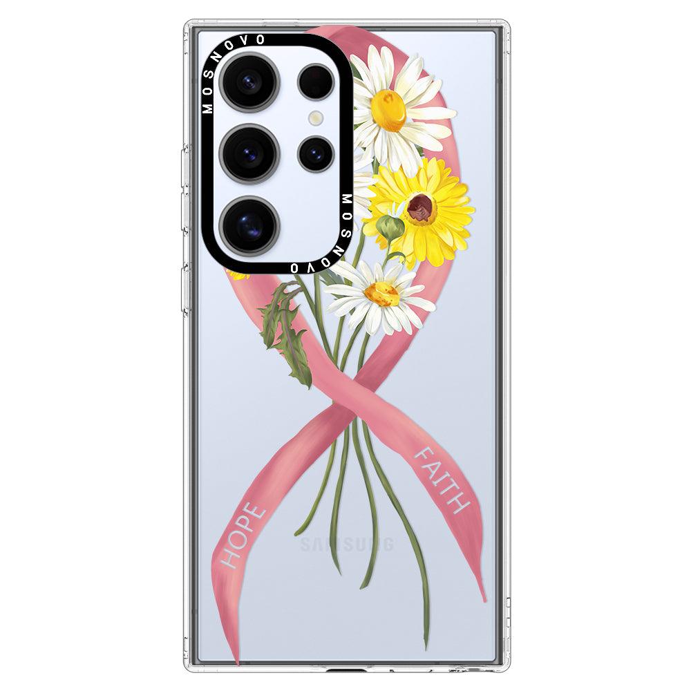 Breast Awareness Phone Case - Samsung Galaxy S24 Ultra Case - MOSNOVO