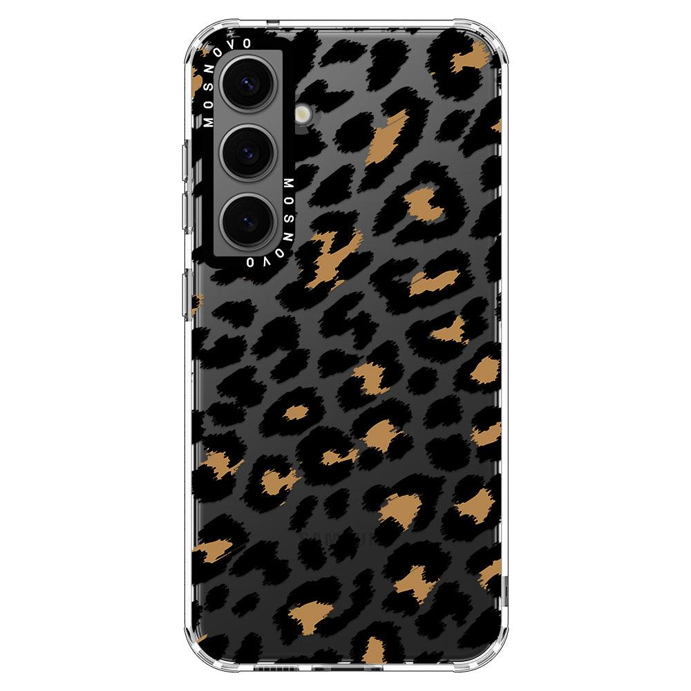 Leopard Print Phone Case - Samsung Galaxy S24 Plus Case - MOSNOVO