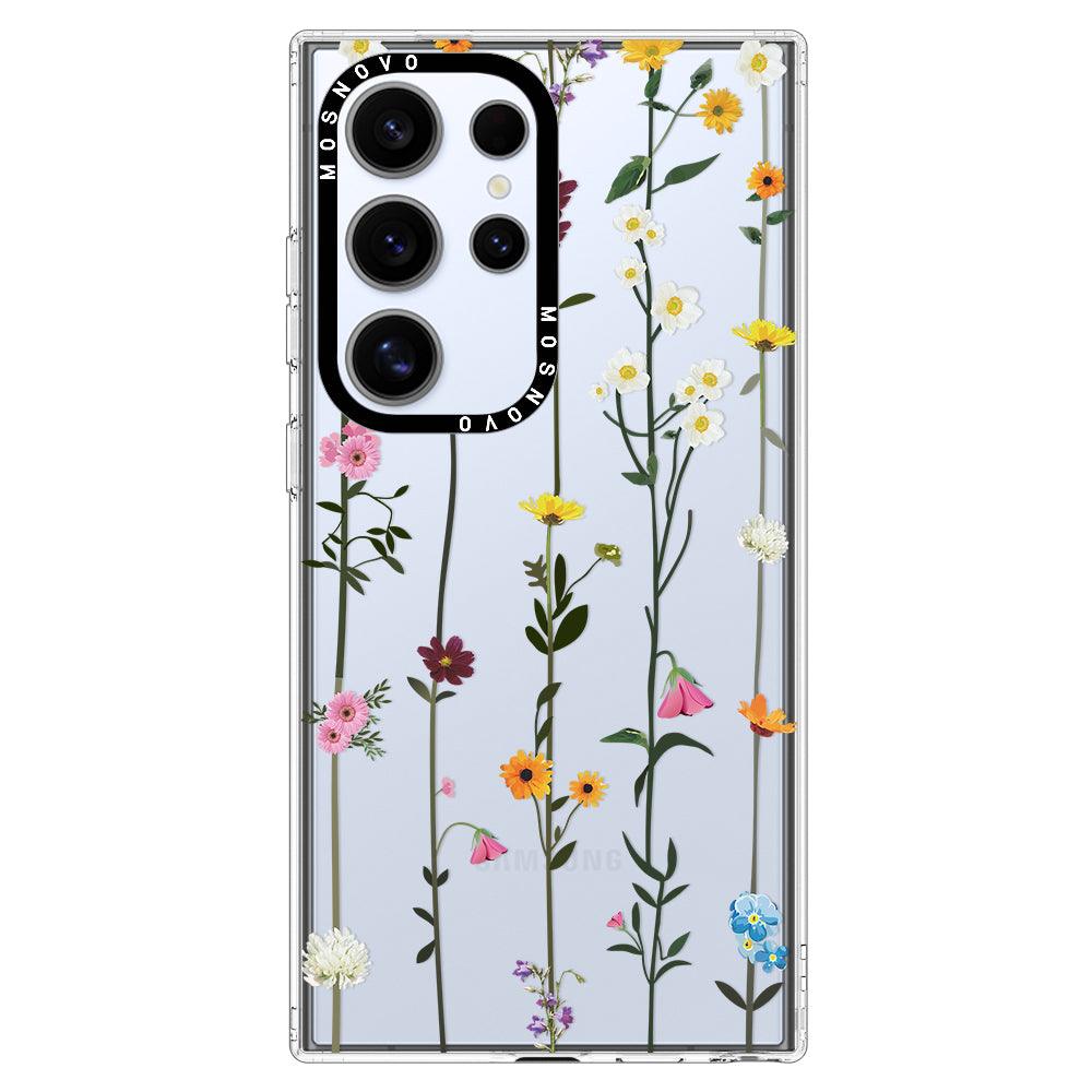 Wild Flowers Floral Phone Case - Samsung Galaxy S24 Ultra Case - MOSNOVO