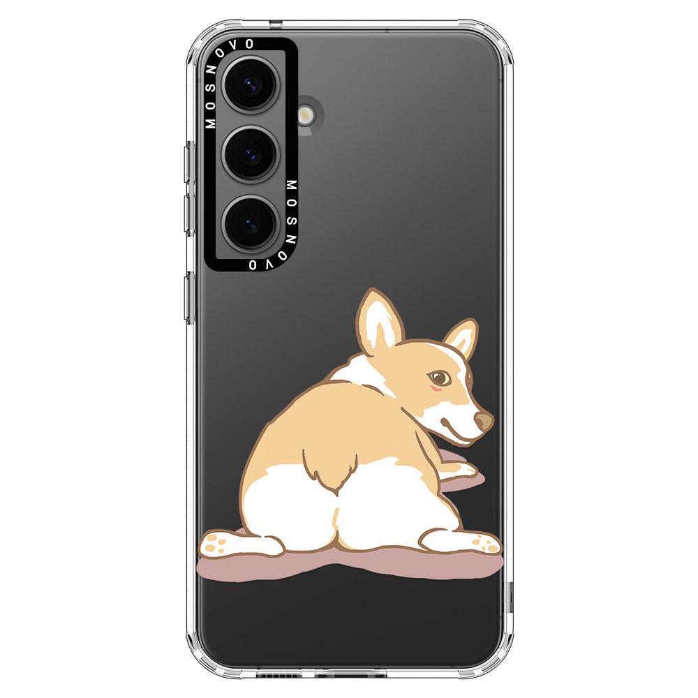 Corgi Butt Phone Case - Samsung Galaxy S24 Case - MOSNOVO