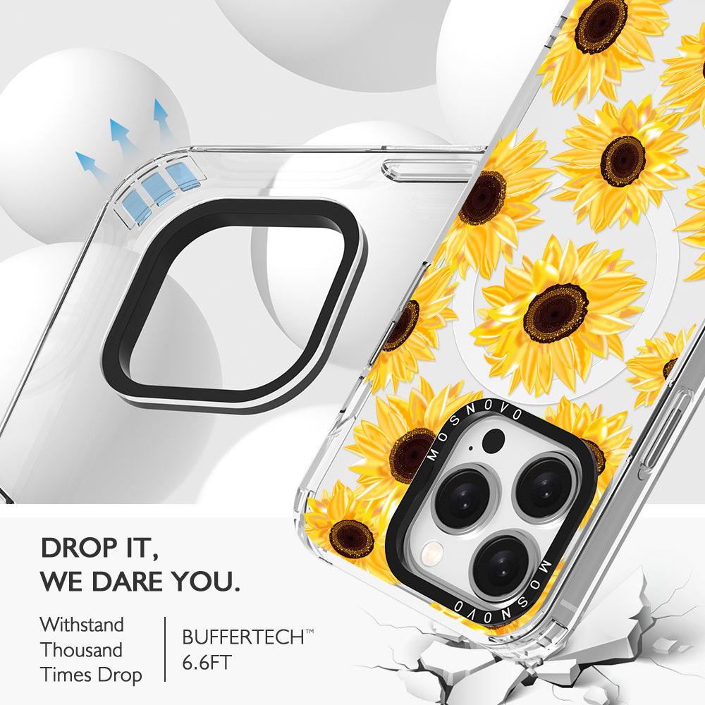 Sunflowers Phone Case - iPhone 15 Pro Case - MOSNOVO