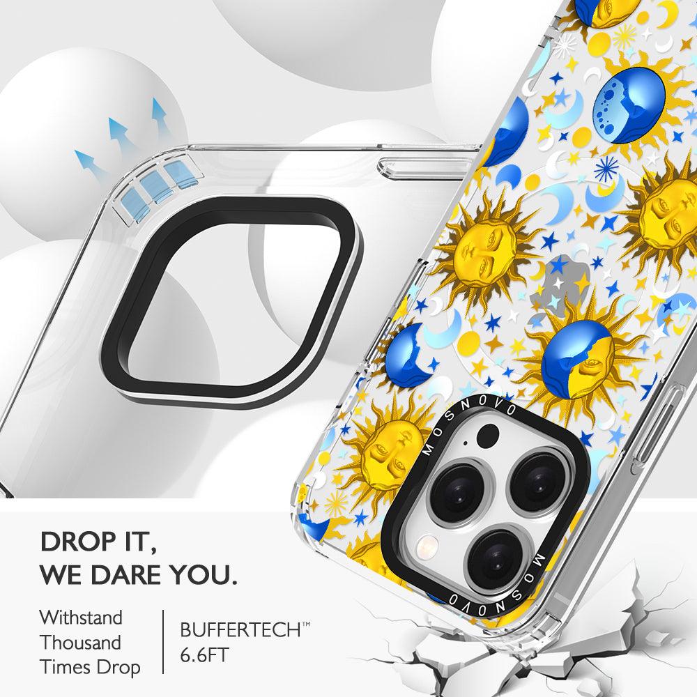 Sun and Moon Phone Case - iPhone 15 Pro Case - MOSNOVO