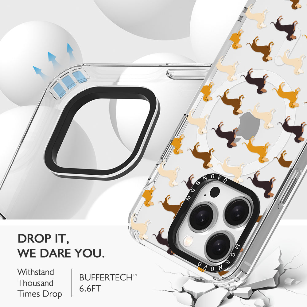 Cute Dachshund Phone Case - iPhone 15 Pro Case - MOSNOVO