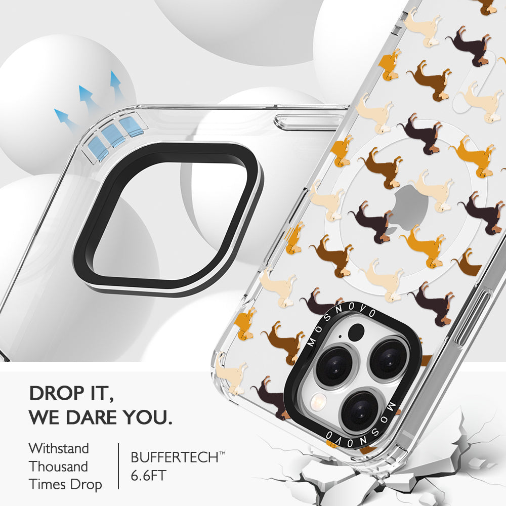 Cute Dachshund Phone Case - iPhone 15 Pro Max Case - MOSNOVO