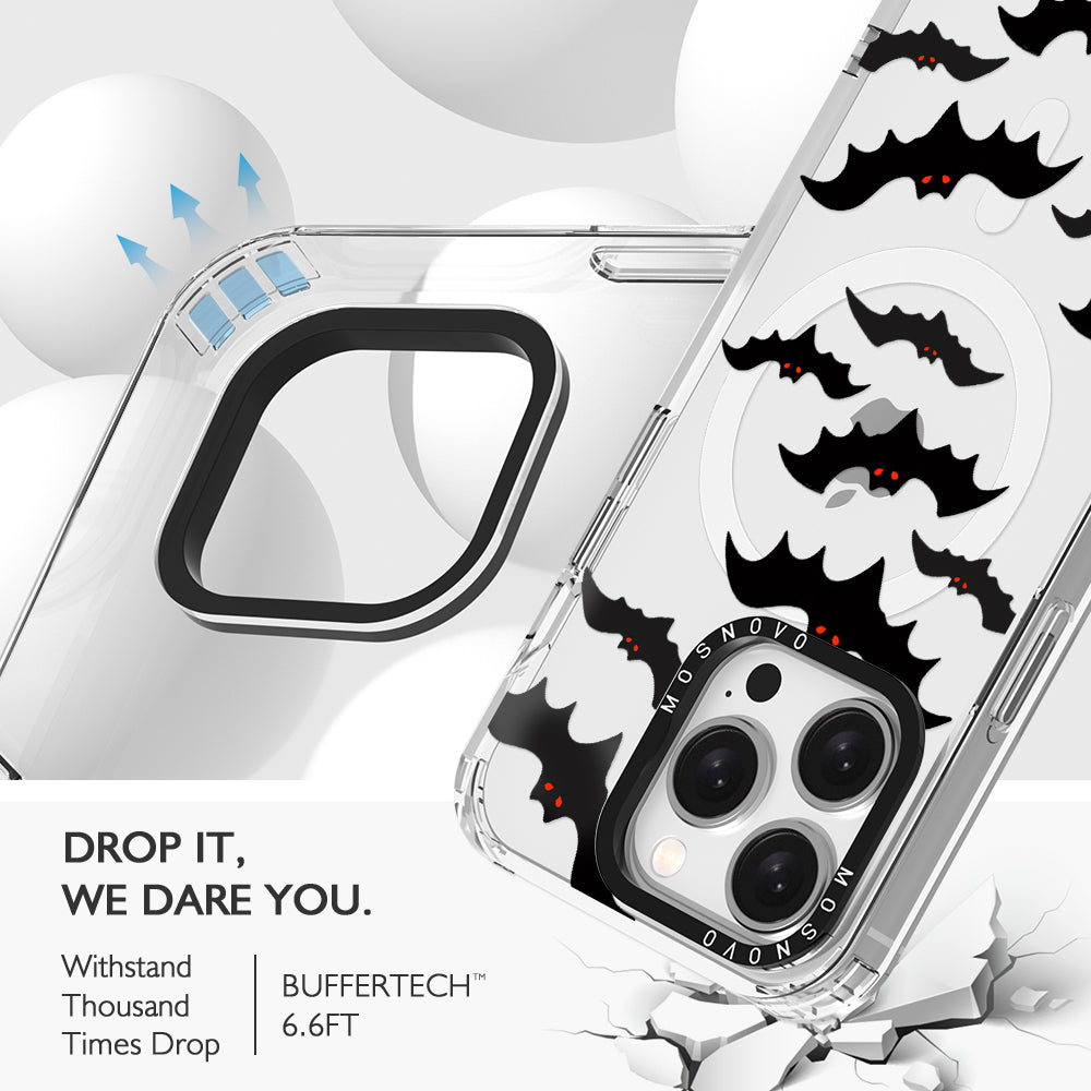 Evil Bat Phone Case - iPhone 15 Pro Case - MOSNOVO