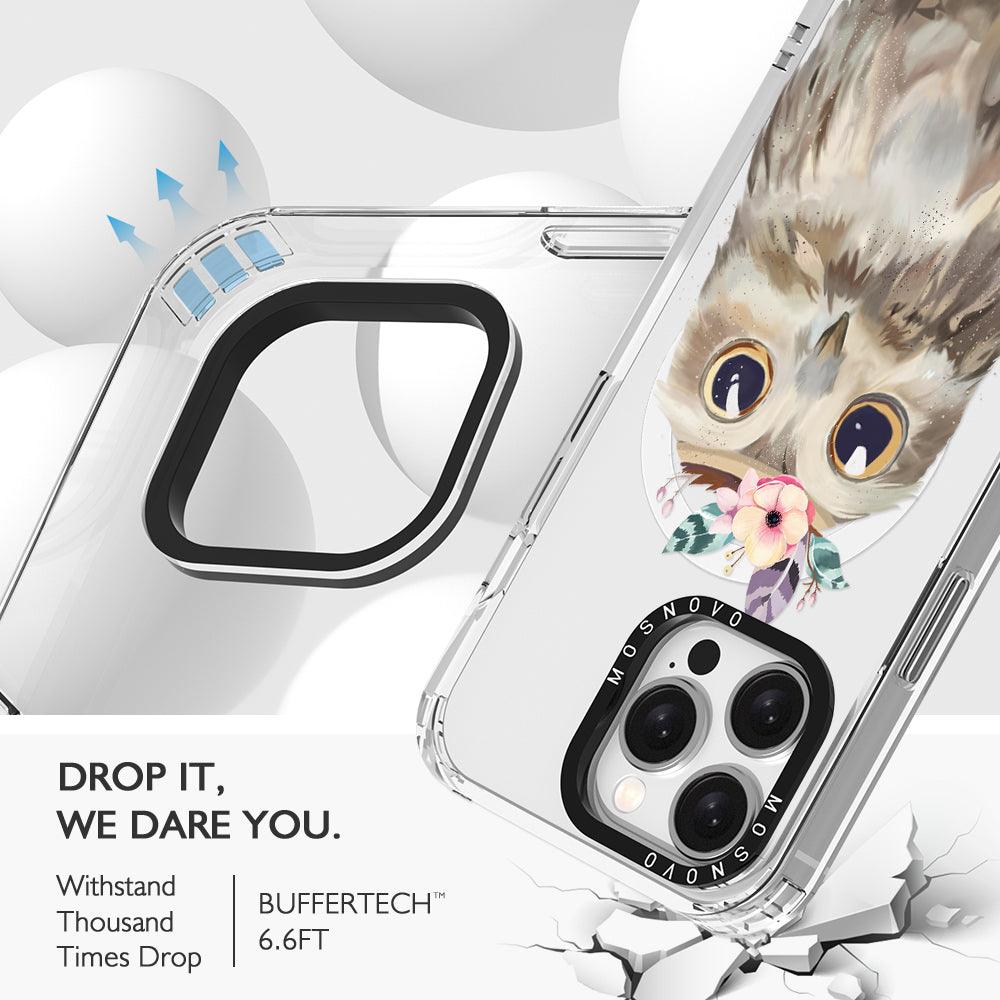 Cute Owl Phone Case - iPhone 15 Pro Max Case - MOSNOVO