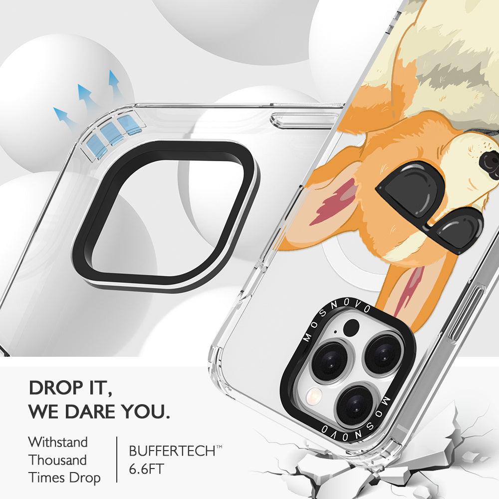 Fluffy Corgi Phone Case - iPhone 15 Pro Max Case - MOSNOVO