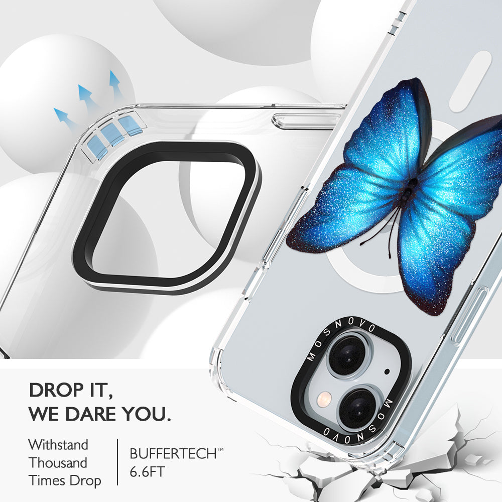 Shimmering Butterfly Phone Case - iPhone 15 Case - MOSNOVO