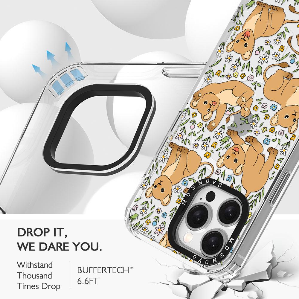 Cute Lion Phone Case - iPhone 15 Pro Max Case - MOSNOVO