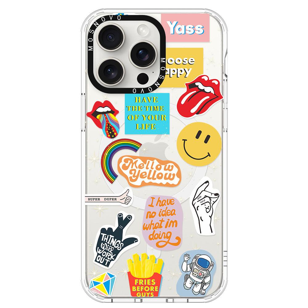 Pop Culture Phone Case - iPhone 15 Pro Max Case - MOSNOVO