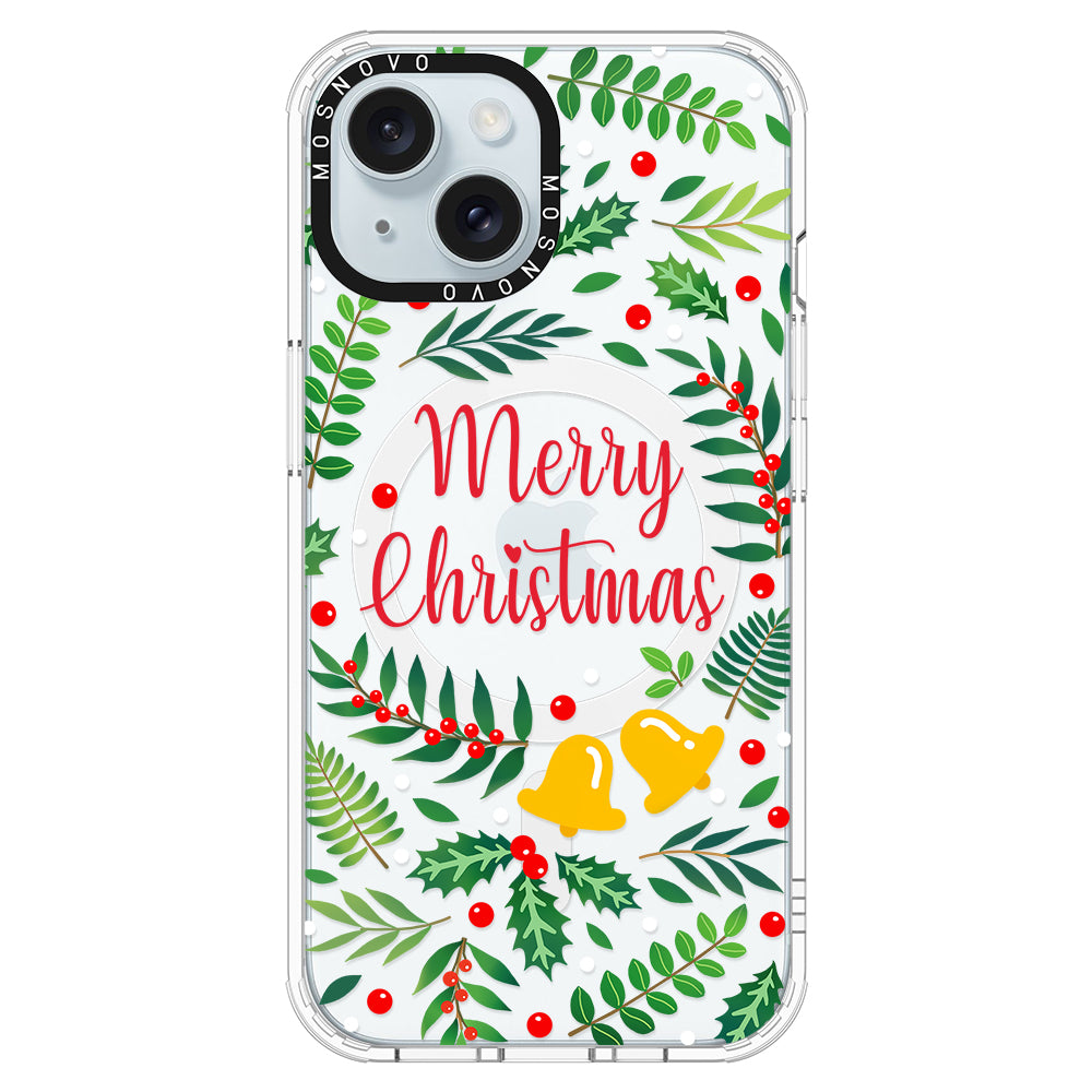 Merry Christmas Phone Case - iPhone 15 Case - MOSNOVO