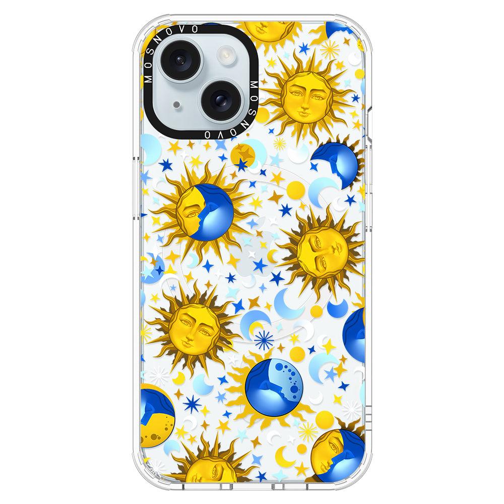 Sun and Moon Phone Case - iPhone 15 Plus Case - MOSNOVO