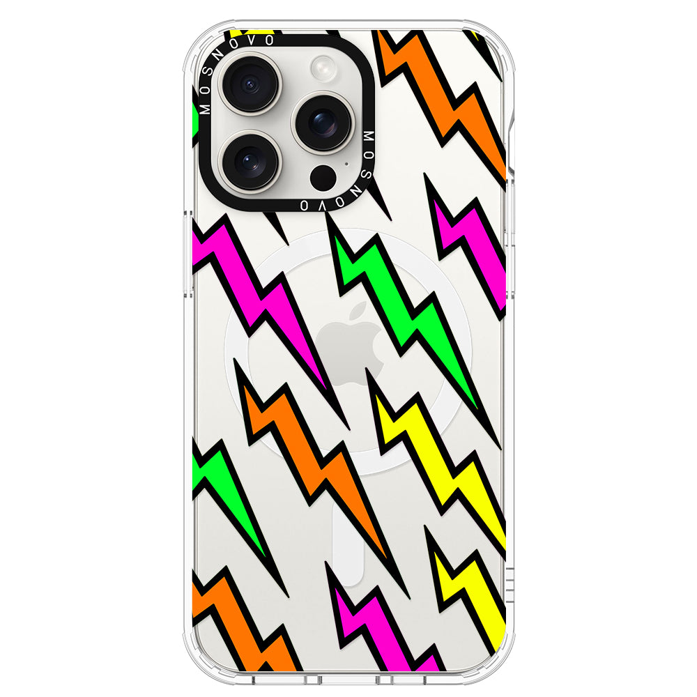 Colorful Lightning Phone Case - iPhone 15 Pro Max Case - MOSNOVO