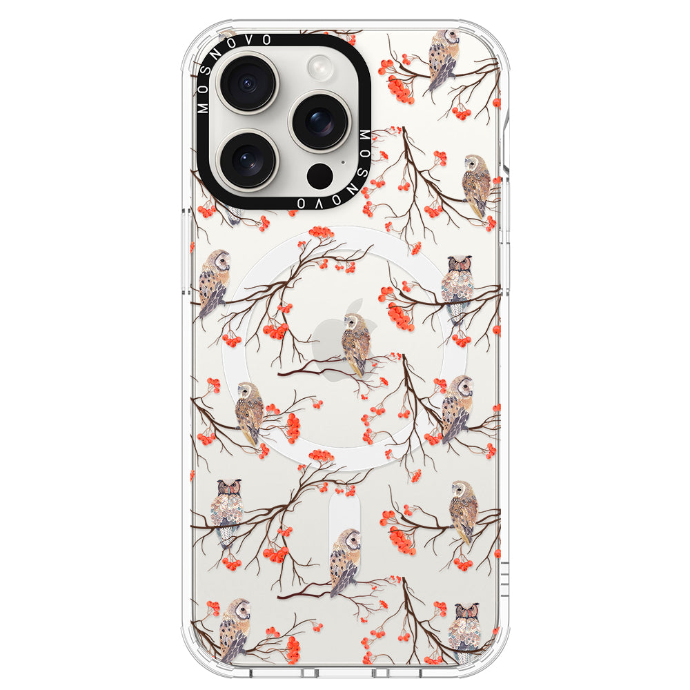 Owl Phone Case - iPhone 15 Pro Max Case - MOSNOVO