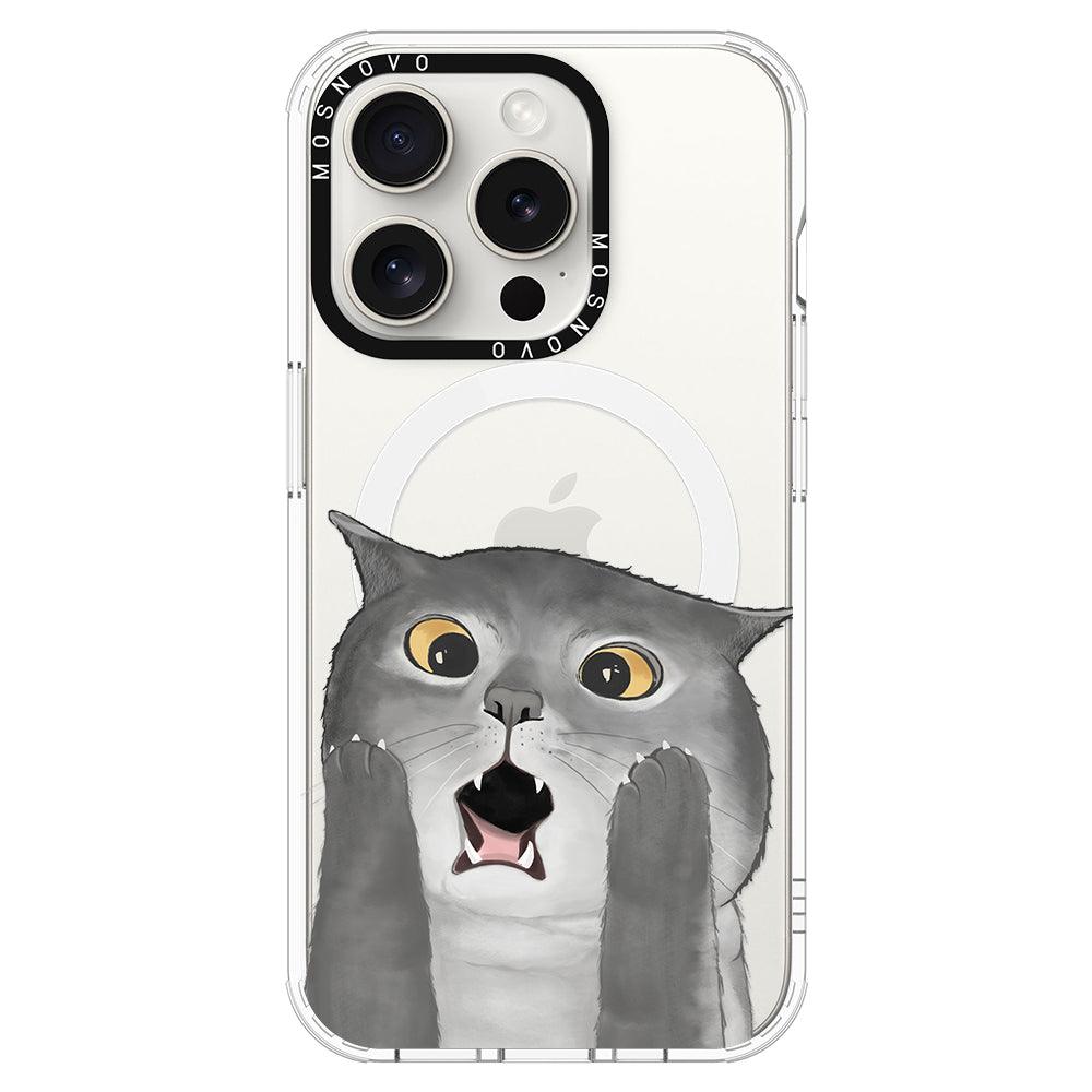 OMG Cat Phone Case - iPhone 15 Pro Case - MOSNOVO