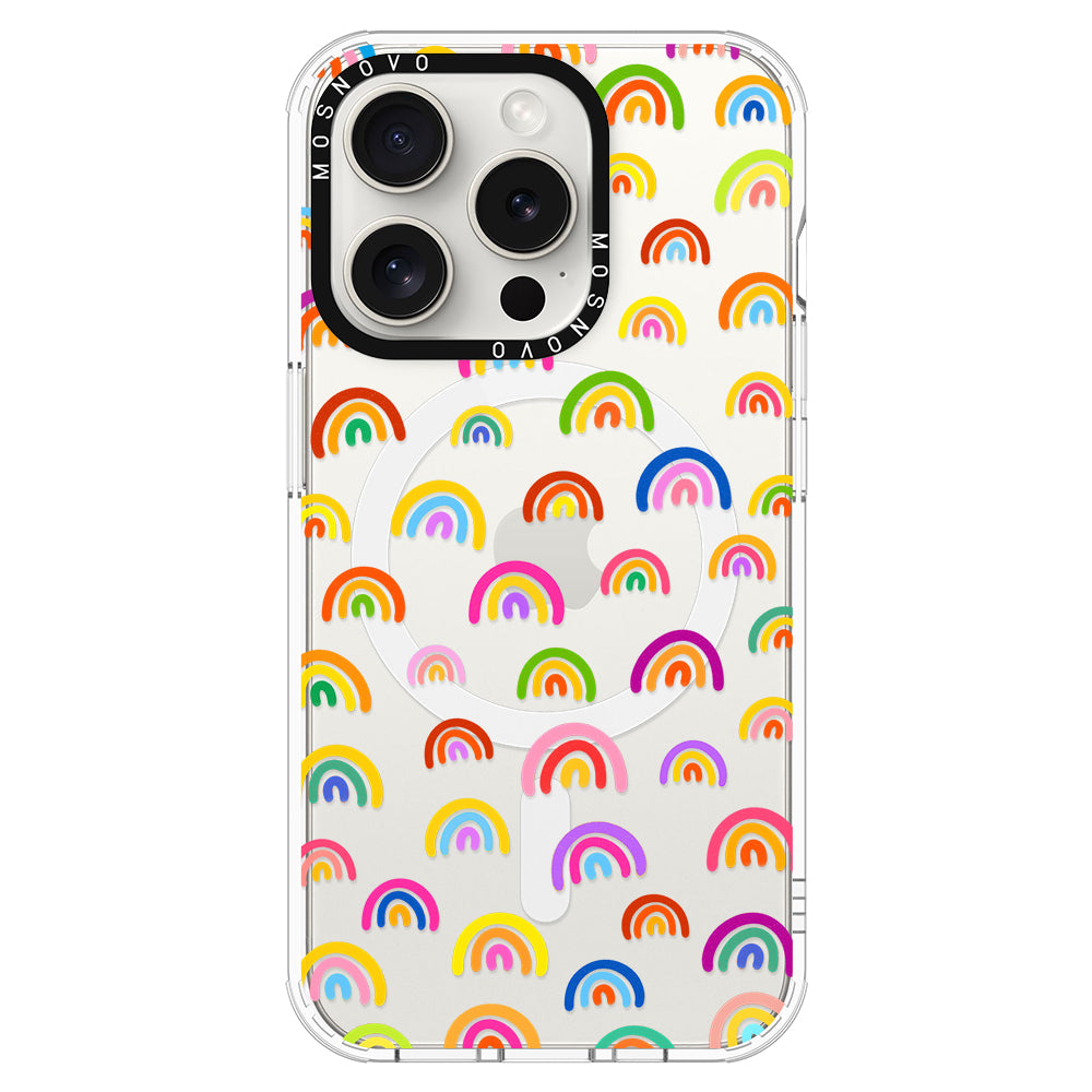 Cute Rainbow Phone Case - iPhone 15 Pro Case - MOSNOVO