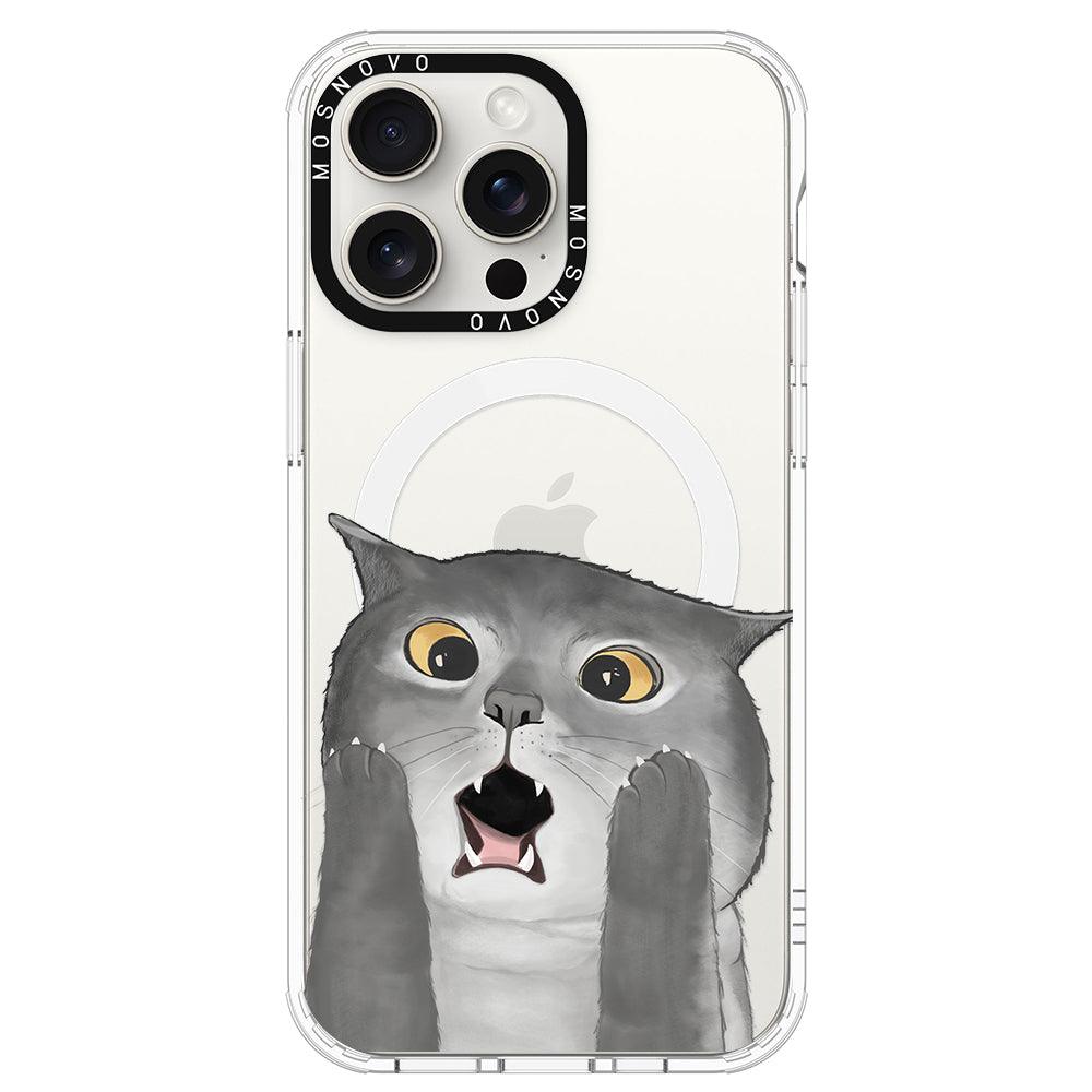 OMG Cat Phone Case - iPhone 15 Pro Max Case - MOSNOVO