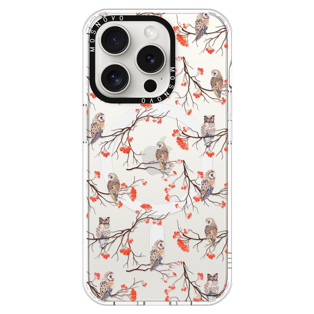 Owl Phone Case - iPhone 15 Pro Case - MOSNOVO