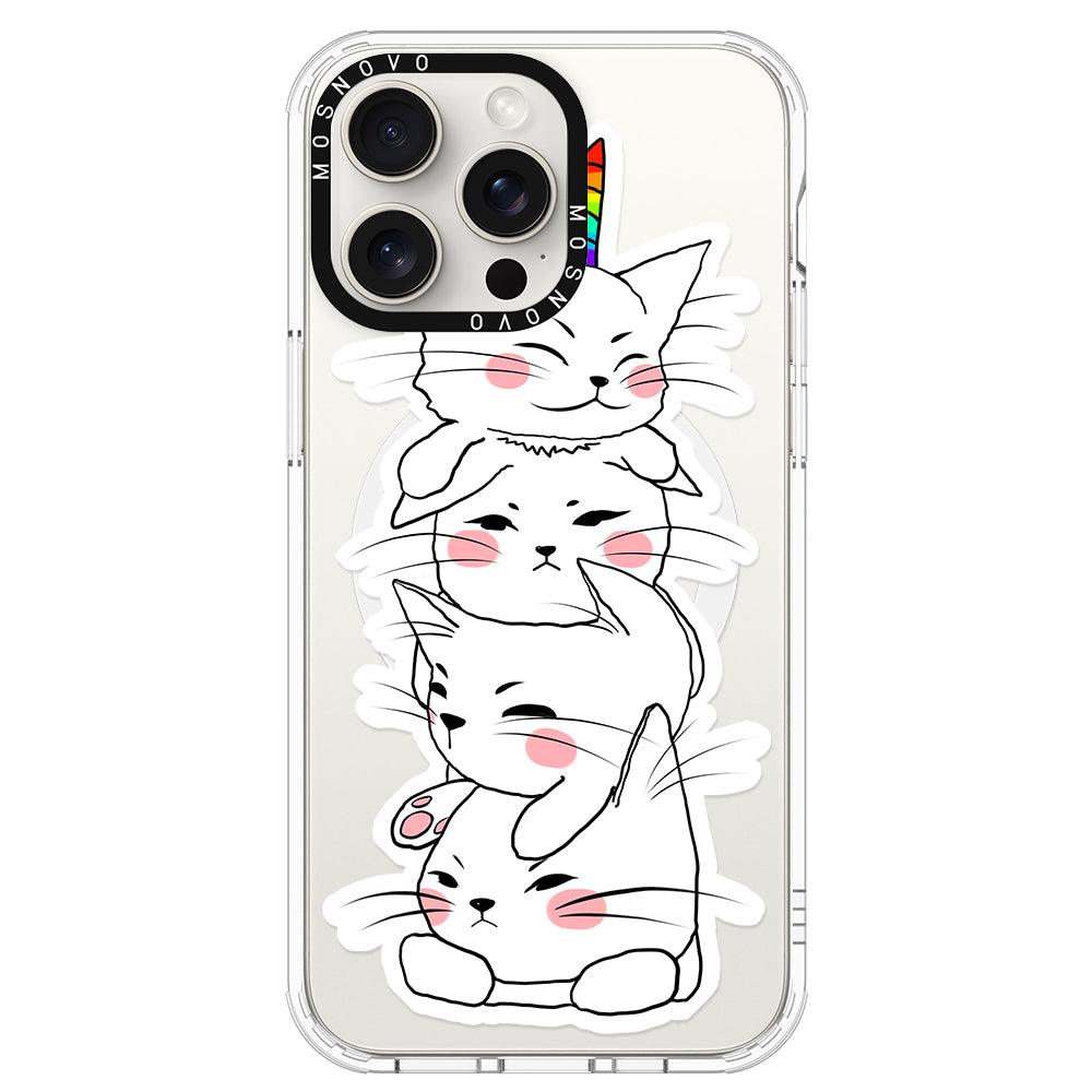 Squishcat Phone Case - iPhone 15 Pro Max Case - MOSNOVO