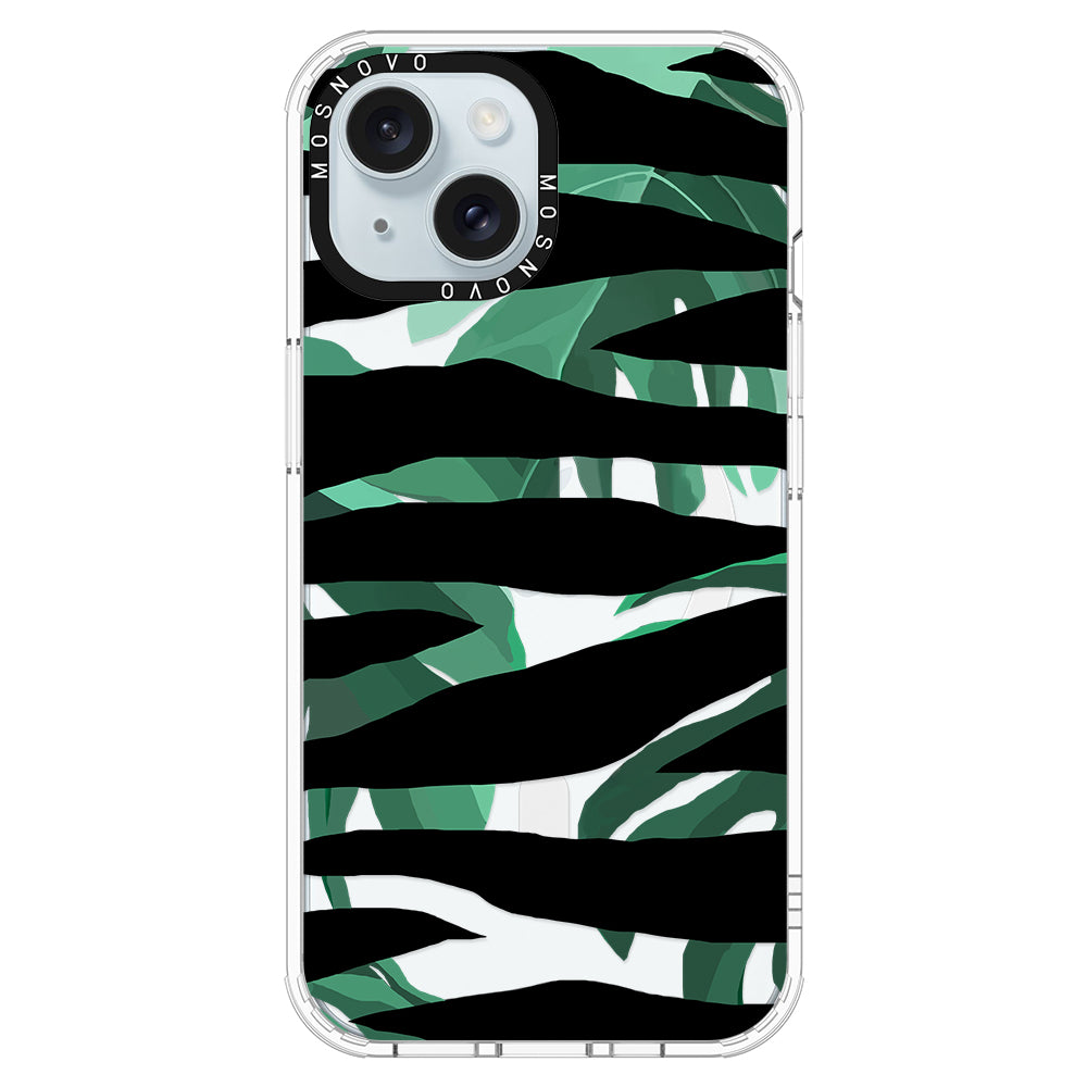 Wild Zebra Phone Case - iPhone 15 Case - MOSNOVO