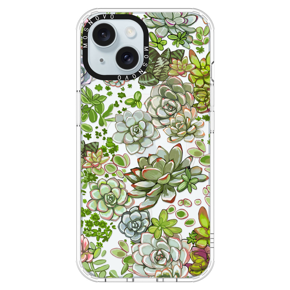 Succulent Phone Case - iPhone 15 Case - MOSNOVO