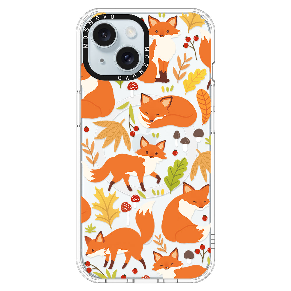 Autumn Fox Phone Case - iPhone 15 Plus Case - MOSNOVO