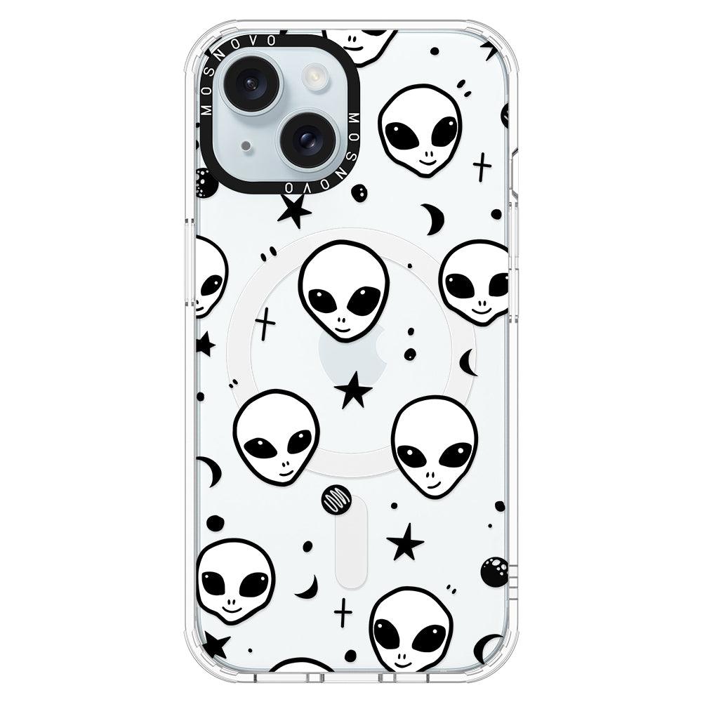 Cute Alien Phone Case - iPhone 15 Plus Case - MOSNOVO