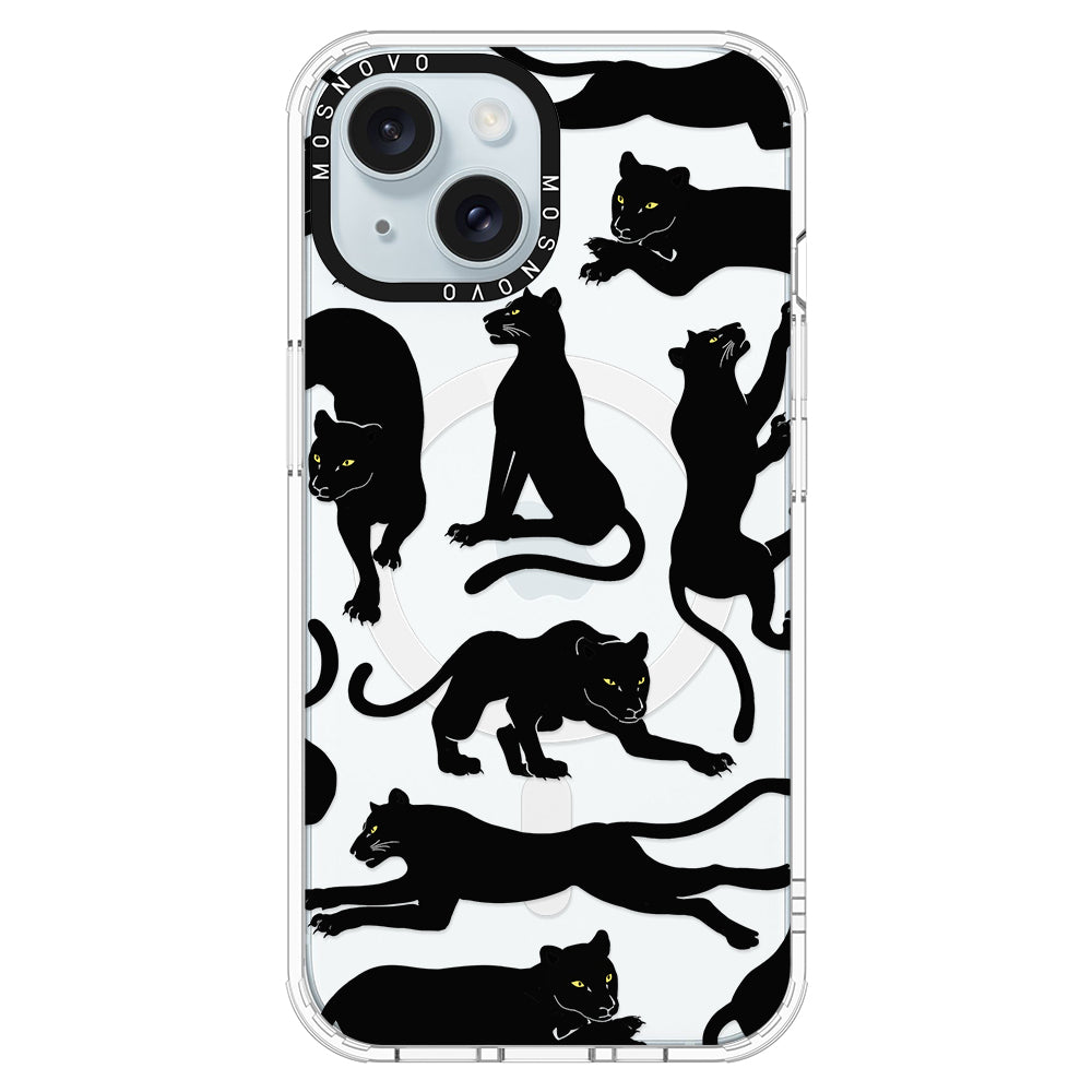 Black Panther Phone Case - iPhone 15 Plus Case - MOSNOVO