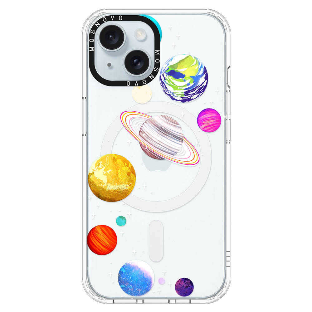 The Planet Phone Case - iPhone 15 Case Clear With Magsafe