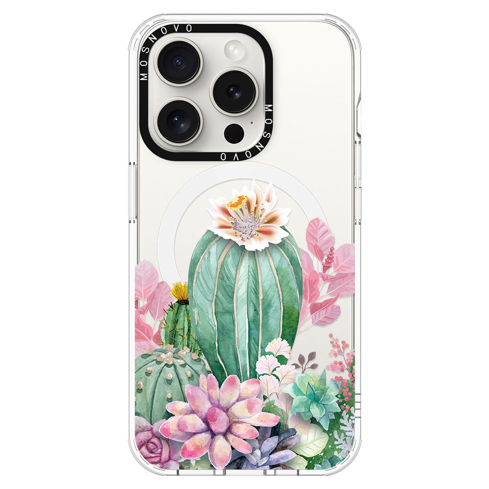 Cactaceae Phone Case - iPhone 15 Pro Case - MOSNOVO