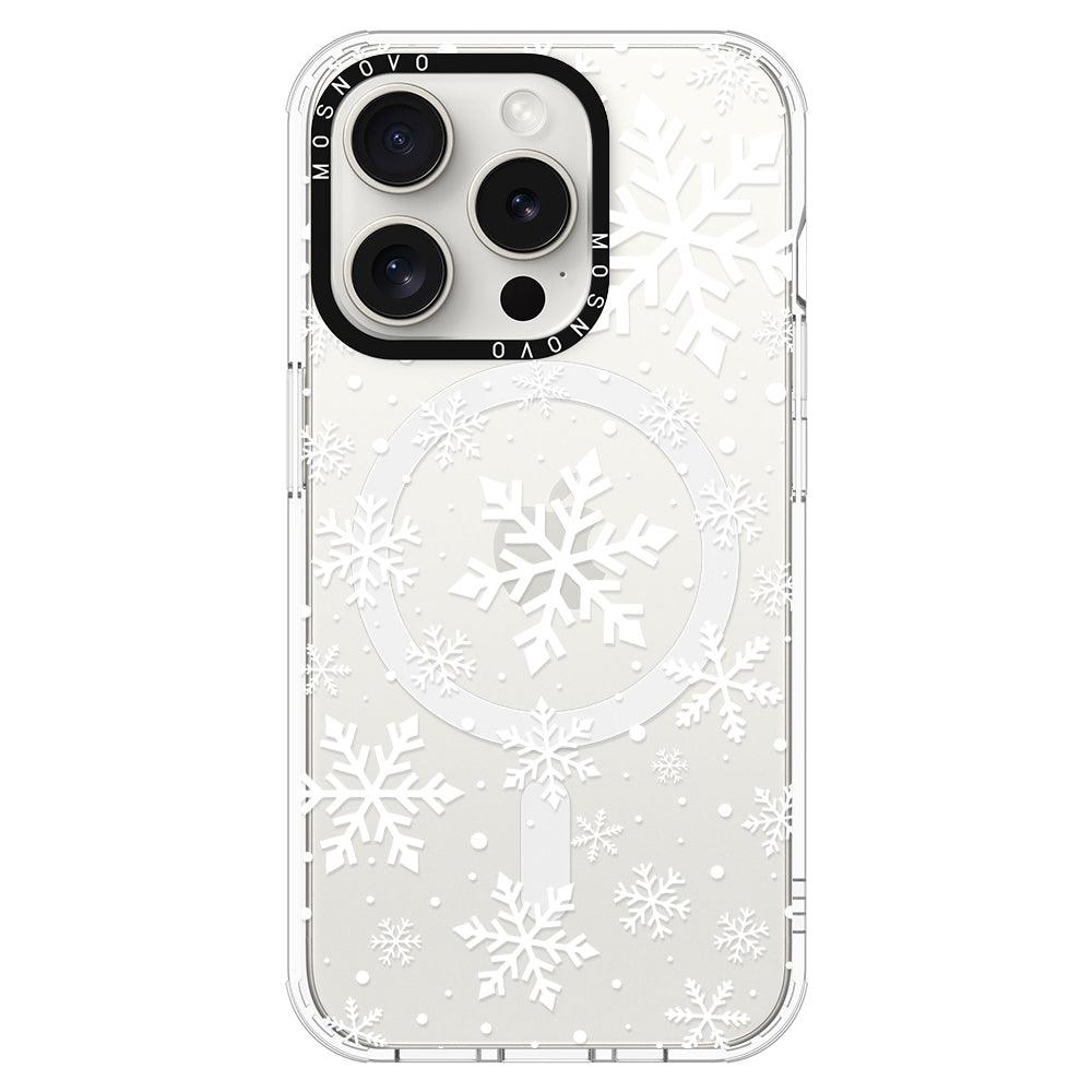 Snowflake Phone Case - iPhone 15 Pro Case - MOSNOVO