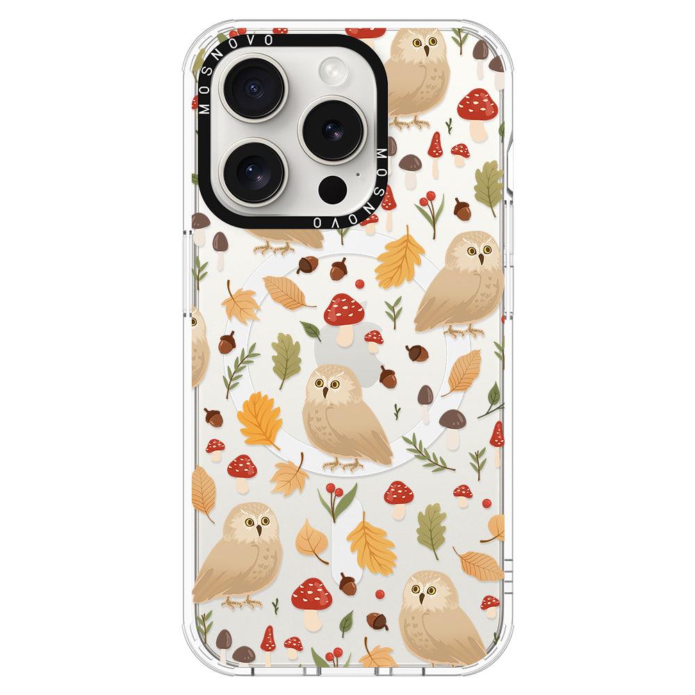 Autumn Owl Phone Case - iPhone 15 Pro Case - MOSNOVO