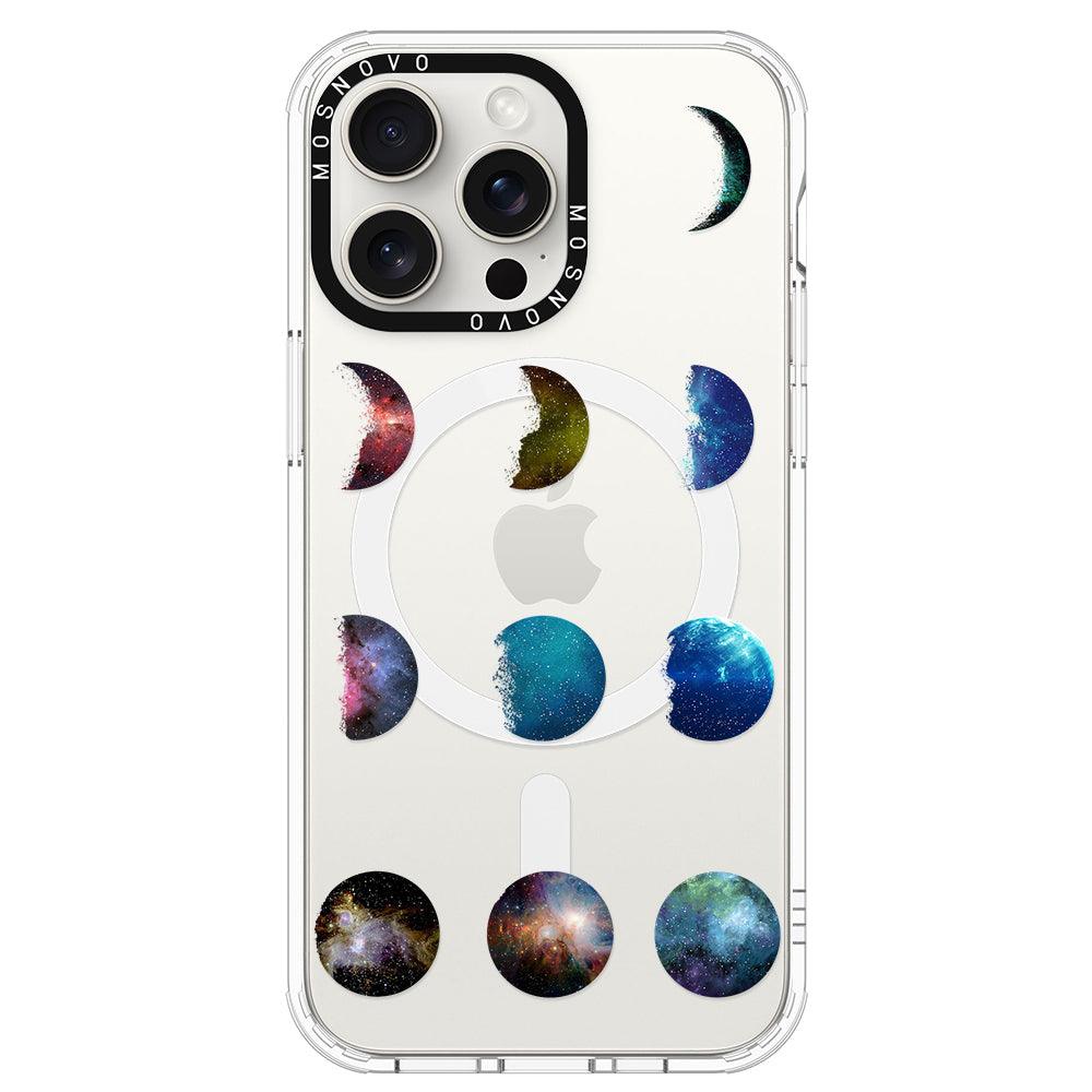 Moon Phase Phone Case - iPhone 15 Pro Max Case - MOSNOVO