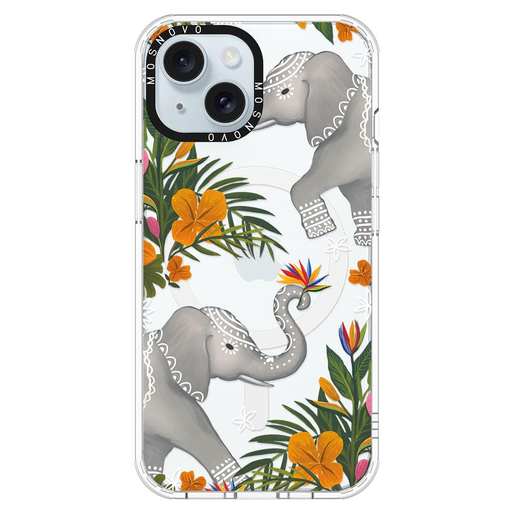 Elephant Phone Case - iPhone 15 Plus Case - MOSNOVO