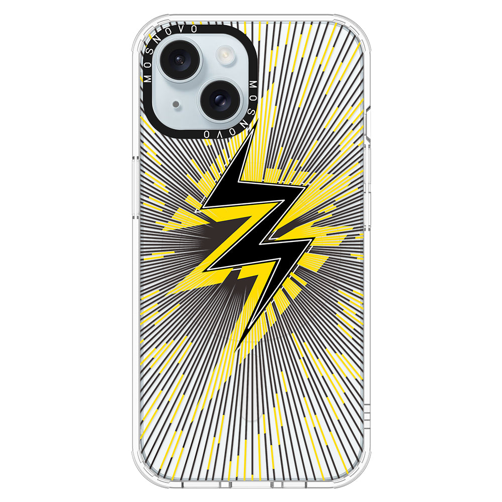 Lightning Bolt Phone Case - iPhone 15 Plus Case - MOSNOVO