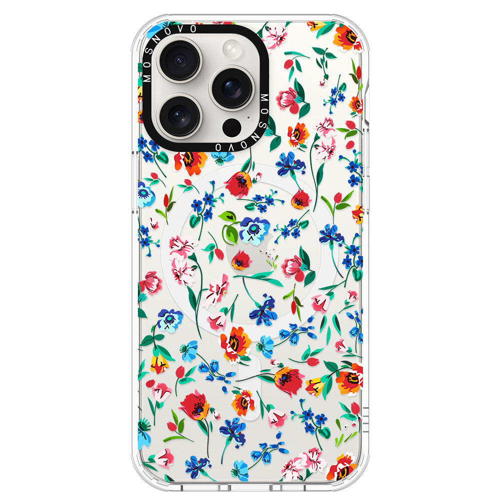 Little Wild Flower Phone Case - iPhone 15 Pro Max Case - MOSNOVO