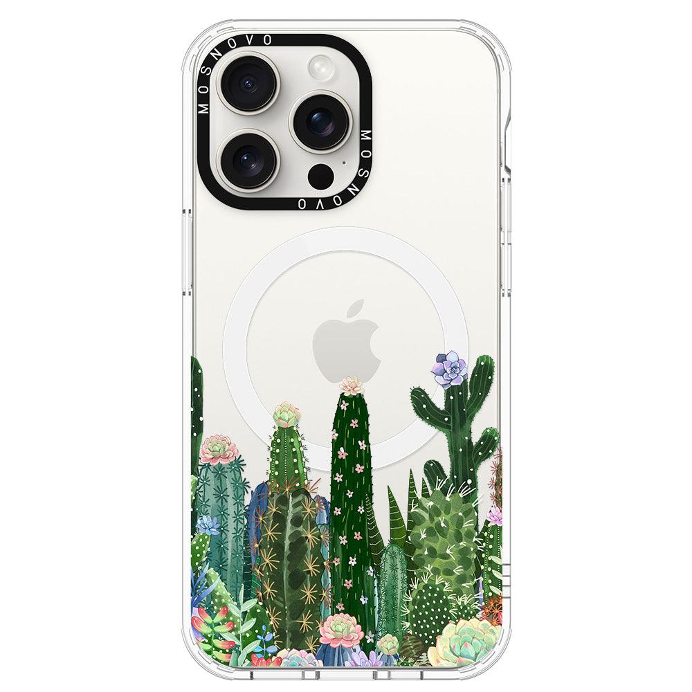 Desert Cactus Phone Case - iPhone 15 Pro Max Case - MOSNOVO