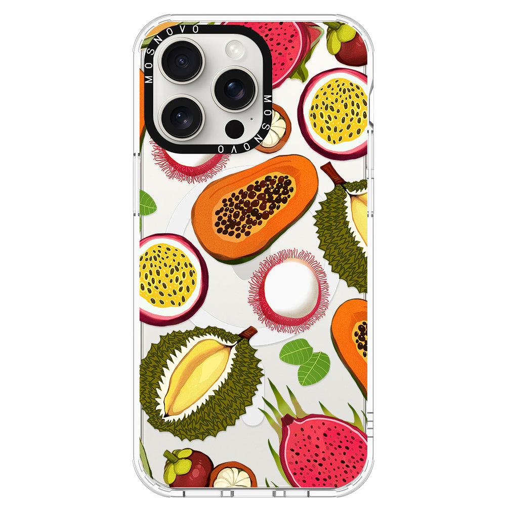 Tropical Fruit Phone Case - iPhone 15 Pro Max Case - MOSNOVO