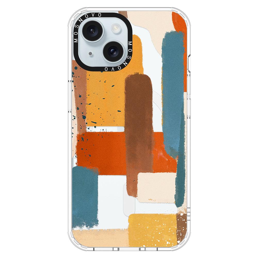 Modern Abstract Artwork Phone Case - iPhone 15 Plus Case - MOSNOVO