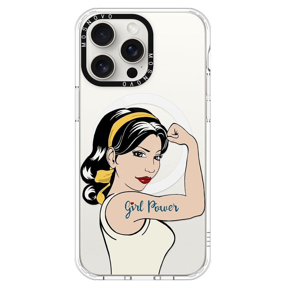 Girl Power Phone Case - iPhone 15 Pro Max Case - MOSNOVO