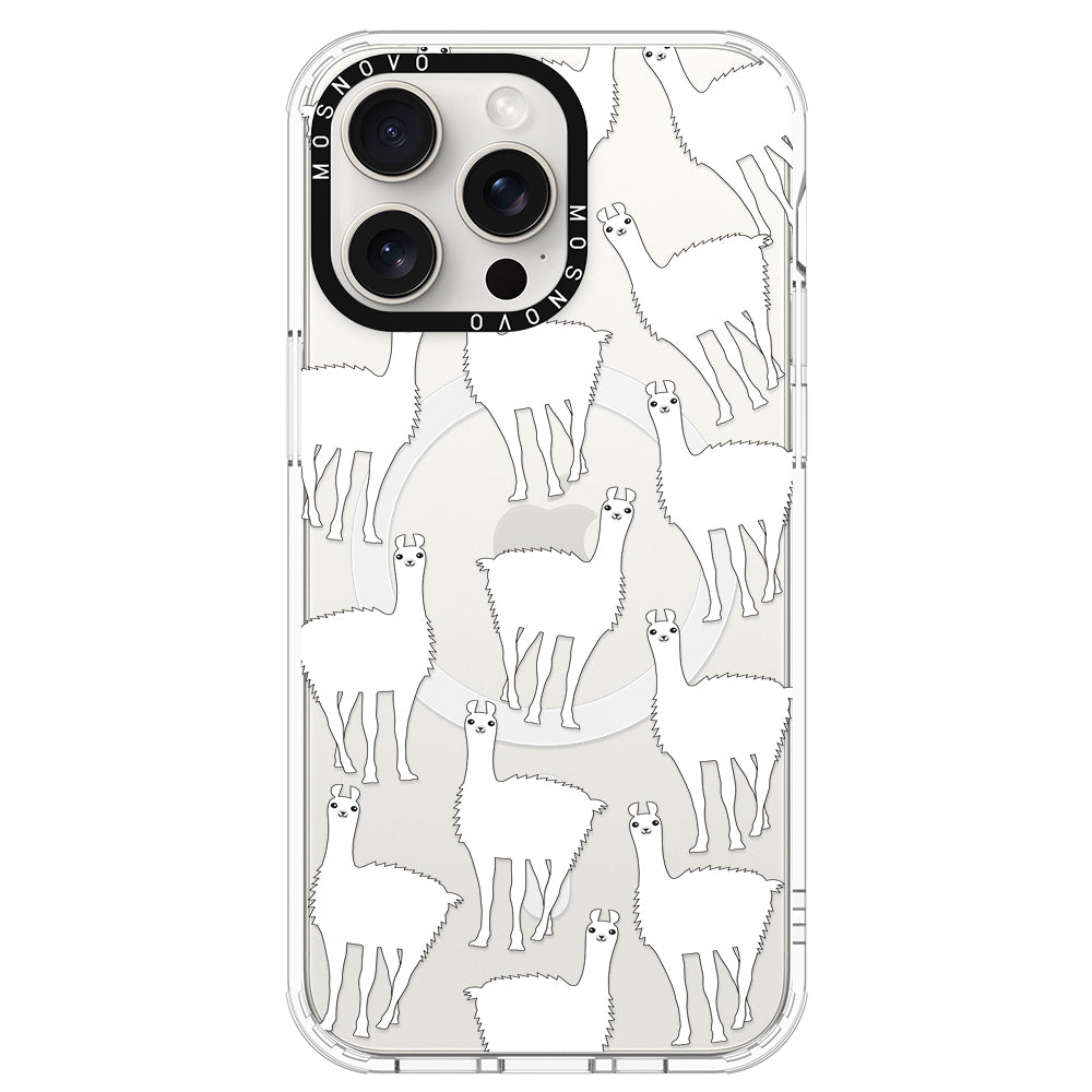 Llama Phone Case - iPhone 15 Pro Max Case - MOSNOVO