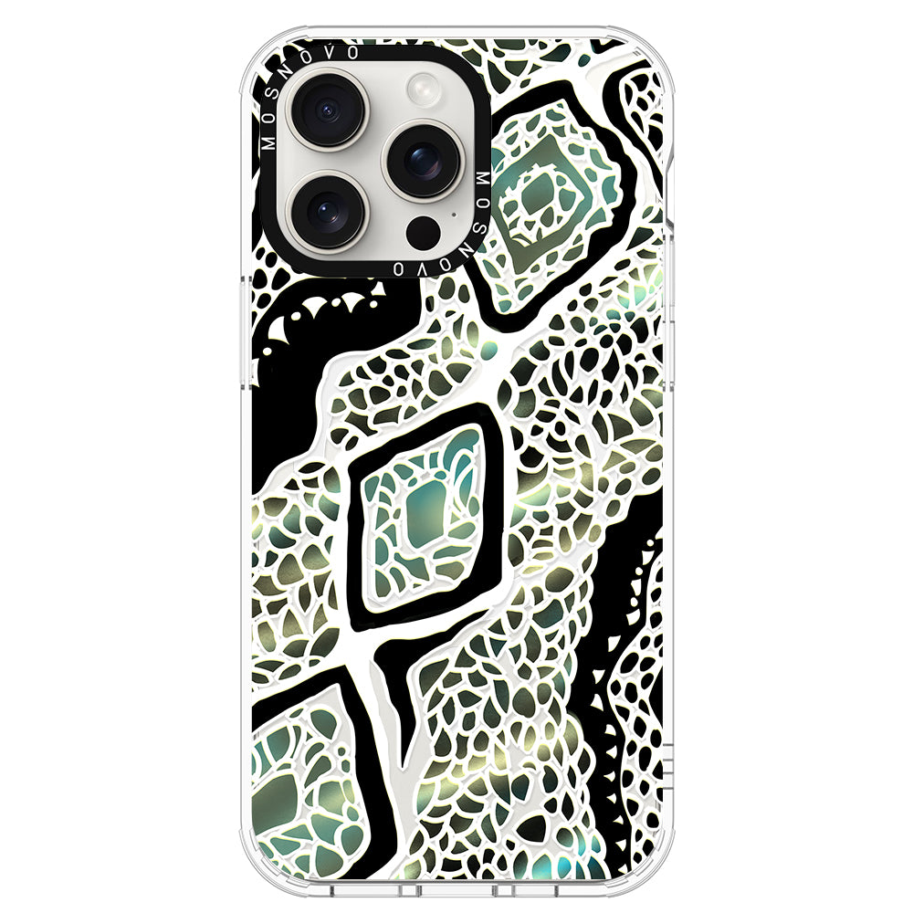 Jade Snake Phone Case - iPhone 15 Pro Max Case - MOSNOVO