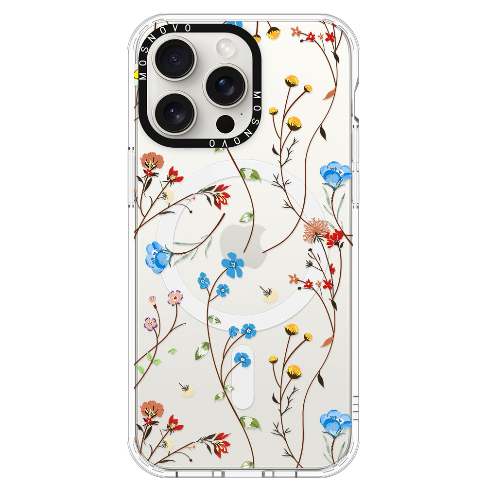 Wildflowers Phone Case - iPhone 15 Pro Max Case - MOSNOVO