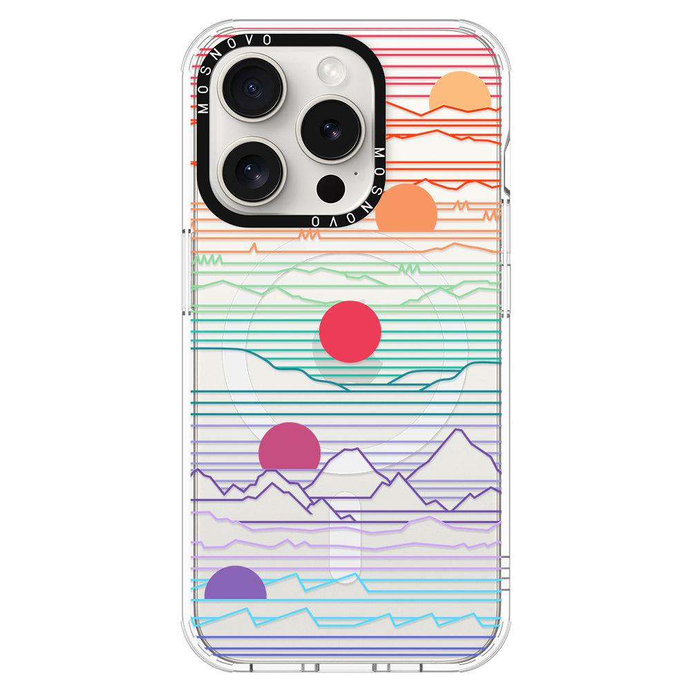 Sunset Phone Case - iPhone 15 Pro Case - MOSNOVO