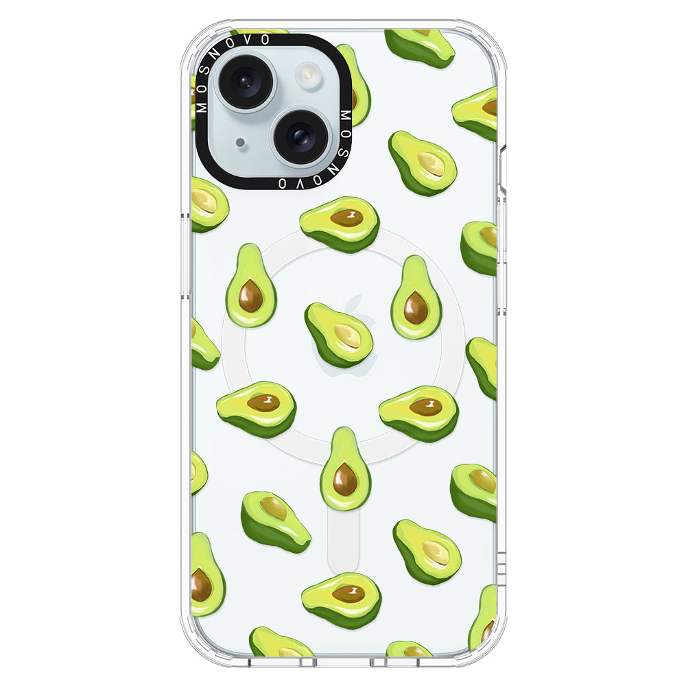 Fleshy Avocado Phone Case - iPhone 15 Case - MOSNOVO