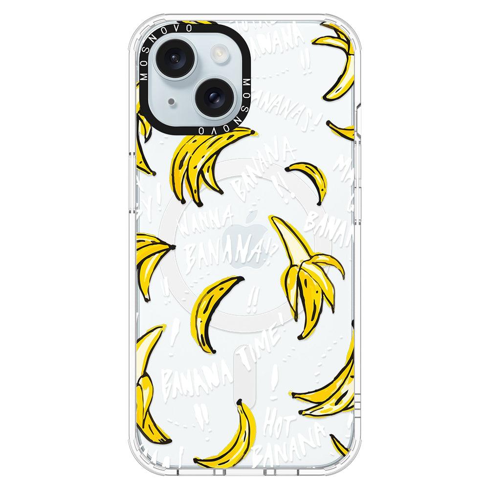 Banana Banana Phone Case - iPhone 15 Case - MOSNOVO