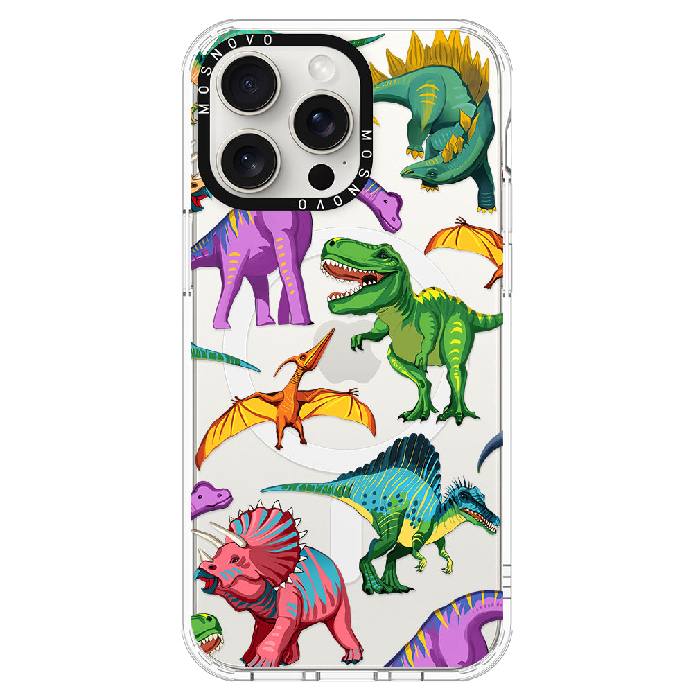 Dinosaur World Phone Case - iPhone 15 Pro Max Case - MOSNOVO